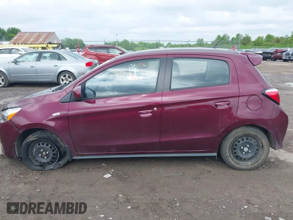 2024 Mitsubishi Mirage ES with VIN ML32AUHJ6RH002301, listed as a IAAI auction lot 42363493 with 13,949 mi miles and . Bid and sale history available at DreamBid. Image 15.