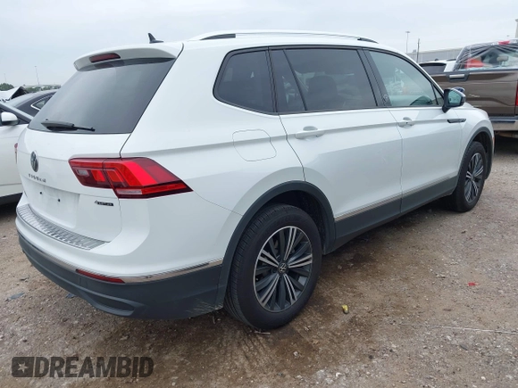 2024 Volkswagen Tiguan Wolfsburg Edition with VIN 3VV5B7AXXRM233917, listed as a IAAI auction lot 42780573 with 11,983 mi miles and . Bid and sale history available at DreamBid. Image 4.
