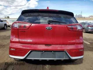 2018 Kia Niro Touring with VIN KNDCE3LC9J5175373, listed as a Copart auction lot 46708925 with 75,079 mi miles and Salvage Title. Bid and sale history available at carsss.com. Image 6.