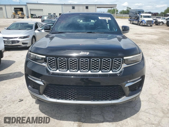 2022 Jeep Grand Cherokee Summit Reserve with VIN 1C4RJHETXN8503565, listed as a Copart auction lot 63758425 with 57,598 mi miles and Salvage title. Bid and sale history available at DreamBid. Image 5.