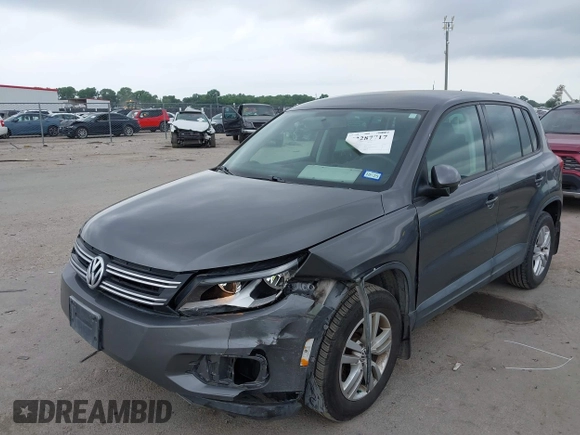 2012 Volkswagen Tiguan SE with VIN WVGAV7AX8CW004451, listed as a IAAI auction lot 42287717 with 110,167 mi miles and . Bid and sale history available at DreamBid. Image 2.