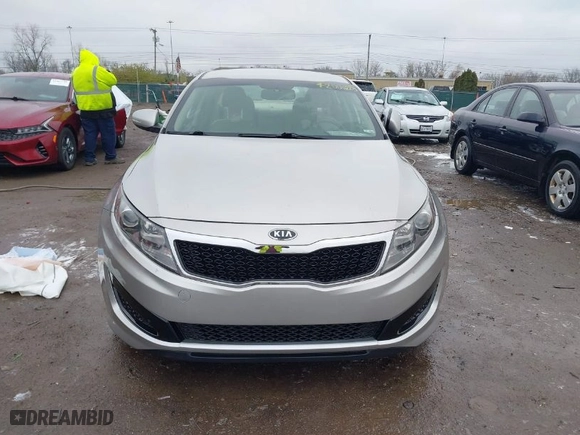 2011 Kia Optima LX with VIN KNAGM4A76B5146718, listed as a IAAI auction lot 42006225 with 213,939 mi miles. Bid and sale history available at carsss.com. Image 12.