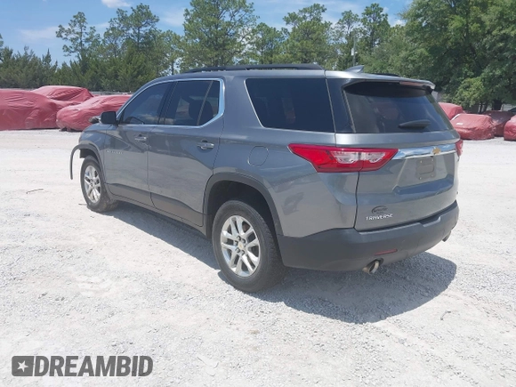 2019 Chevrolet Traverse LT Cloth with VIN 1GNERGKW0KJ123288, listed as a IAAI auction lot 42345412 with 78,696 mi miles and . Bid and sale history available at DreamBid. Image 3.
