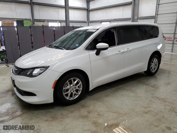 2023 Chrysler Voyager LX with VIN 2C4RC1CG6PR520071, listed as a Copart auction lot 51988065 with 64,135 mi miles and Clean Title. Bid and sale history available at carsss.com. Image 1.
