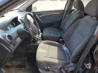 2007 Chevrolet Aveo LT with VIN KL1TG56627B058604, listed as a Copart auction lot 52907715 with Not provided miles and Clean title. Bid and sale history available at DreamBid. Image 7.