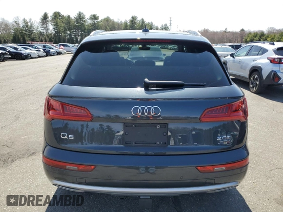 2018 Audi Q5 Premium Plus with VIN WA1BNAFY6J2141684, listed as a Copart auction lot 51249225 with 67,727 mi miles and Salvage Title. Bid and sale history available at carsss.com. Image 6.