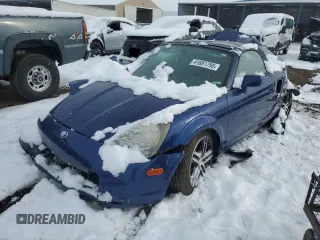 2002 Toyota MR2 z VIN JTDFR320X20046842, wystawiony jako Copart lot #41681795 z przebiegiem Nie podano mil oraz Szkoda całkowita • Salvage title. Historia ofert i sprzedaży dostępna na DreamBid. Obrazek 1.