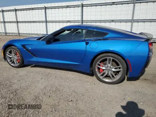 2014 Chevrolet Corvette Z51 2LT with VIN 1G1YK2D76E5131145, listed as a Copart auction lot 54591555 with 52,025 mi miles and Salvage title. Bid and sale history available at DreamBid. Image 2.