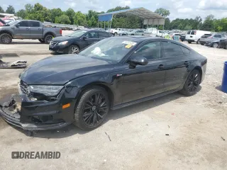 2016 Audi A7 Prestige with VIN WAU2GAFC1GN031845, listed as a Copart auction lot 59762435 with Not provided miles and Salvage title. Bid and sale history available at DreamBid. Image 1.
