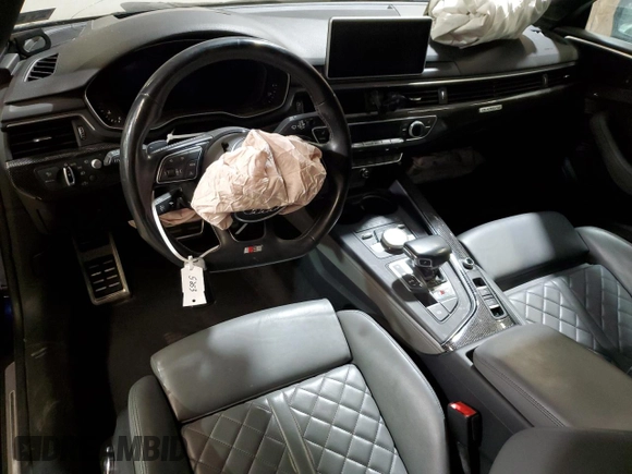 2018 Audi S5 Prestige z VIN WAU24GF58JN005912, wystawiony jako Copart lot #78801814 z przebiegiem Nie podano mil oraz Szkoda całkowita • Salvage title. Historia ofert i sprzedaży dostępna na DreamBid. Obrazek 8.