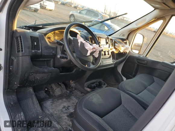 2020 Ram ProMaster Cargo with VIN 3C6TRVDG4LE149523, listed as a Copart auction lot 79050074 with Not Provided miles and Salvage Title. Bid and sale history available at carsss.com. Image 8.