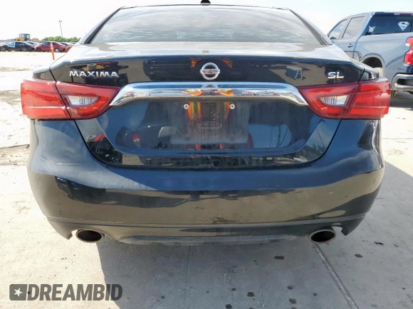 2017 Nissan Maxima S with VIN 1N4AA6APXHC383204, listed as a Copart auction lot 58152265 with 119,921 mi miles and Salvage title. Bid and sale history available at DreamBid. Image 6.