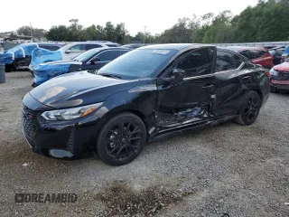 2025 Nissan Sentra SR z VIN 3N1AB8DV6SY293000, wystawiony jako Copart lot #55748815 z przebiegiem 1 635 mil mil oraz Szkoda całkowita • Salvage title. Historia ofert i sprzedaży dostępna na DreamBid. Obrazek 1.