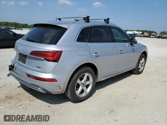 2022 Audi Q5 Premium with VIN WA1ABAFY9N2119785, listed as a Copart auction lot 47014374 with 16,924 mi miles and . Bid and sale history available at DreamBid. Image 3.