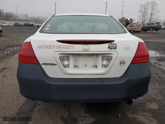 2007 Honda Accord Sdn VP with VIN 1HGCM56107A023881, listed as a Copart auction lot 88472355 with 127,577 mi miles and Salvage Title. Bid and sale history available at carsss.com. Image 6.