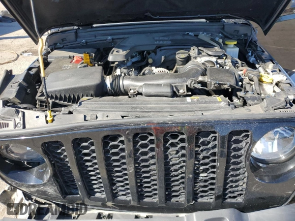 2021 Jeep Gladiator Sport S with VIN 1C6JJTAG5ML606050, listed as a Copart auction lot 45221215 with 43,529 mi miles and Salvage title. Bid and sale history available at DreamBid. Image 11.