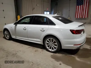 2019 Audi A4 Premium Plus с VIN WAUENAF42KA014130, выставлен на аукционе Copart как лот 56301045 с пробегом 46 040 миль миль и Списание • Salvage title. История ставок и продаж доступна на DreamBid. Изображение 2.