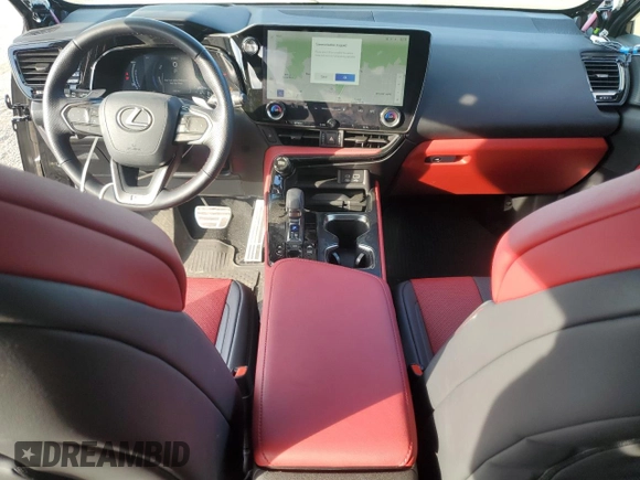 2024 Lexus NX with VIN JTJKKCFZ9R2020840, listed as a Copart auction lot 63995504 with 13,189 mi miles and Salvage Title. Bid and sale history available at carsss.com. Image 8.