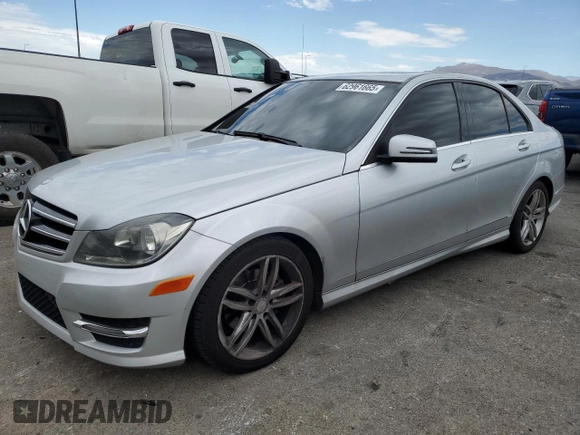 2014 Mercedes-Benz C 250 Sport with VIN WDDGF4HB8EA959924, listed as a Copart auction lot 62961665 with 181,528 mi miles and Clean title. Bid and sale history available at DreamBid. Image 1.
