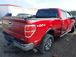 2013 Ford F-150 XL with VIN 1FTFW1EF1DFA78429, listed as a IAAI auction lot 41119527 with 280,736 mi miles. Bid and sale history available at carsss.com. Image 4.