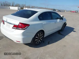 2014 Honda Civic Sedan EX-L with VIN 19XFB2F95EE011158, listed as a IAAI auction lot 41776101 with 1 mi miles. Bid and sale history available at carsss.com. Image 4.