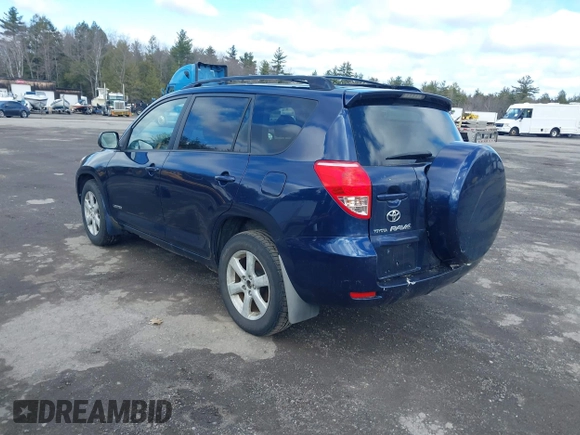 2007 Toyota RAV4 Limited with VIN JTMBK31V176024619, listed as a IAAI auction lot 41837295 with 94,638 mi miles. Bid and sale history available at carsss.com. Image 3.