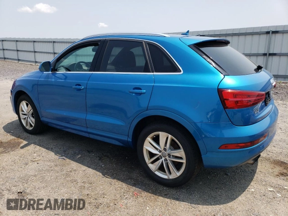 2016 Audi Q3 Premium Plus with VIN WA1EFCFS6GR006254, listed as a Copart auction lot 52847763 with 96,485 mi miles. Bid and sale history available at carsss.com. Image 2.