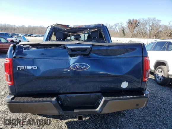 2015 Ford F-150 XLT with VIN 1FTEW1EG2FKE61004, listed as a Copart auction lot 48537495 with 224,021 mi miles and Salvage Title. Bid and sale history available at carsss.com. Image 6.