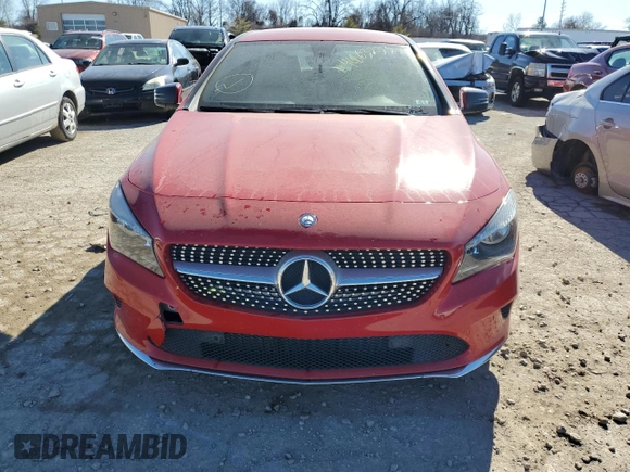 2017 Mercedes-Benz CLA with VIN WDDSJ4EB6HN436864, listed as a Copart auction lot 40863233 with 99,349 mi miles. Bid and sale history available at carsss.com. Image 5.