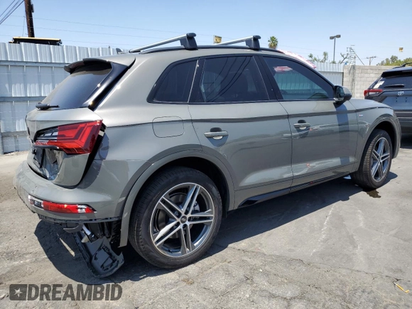 2023 Audi Q5 S line Premium Plus with VIN WA1E2AFYXP2109190, listed as a Copart auction lot 58004343 with 3,338 mi miles and . Bid and sale history available at DreamBid. Image 3.