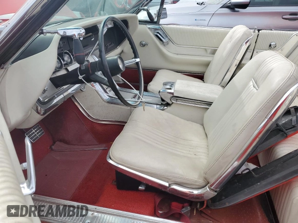 1964 Ford Thunderbird with VIN 4AY85Z103227, listed as a Copart auction lot 74697154 with 87,726 mi miles and Salvage Title. Bid and sale history available at DreamBid. Image 7.