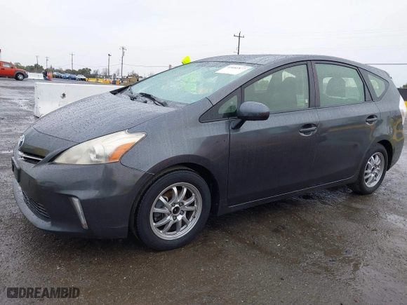 2013 Toyota Prius v Two with VIN JTDZN3EU5D3187892, listed as a IAAI auction lot 41681877 with 160,873 mi miles. Bid and sale history available at carsss.com. Image 17.