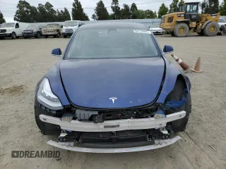 2020 Tesla Model 3 Long Range with VIN 5YJ3E1EB3LF635752, listed as a Copart auction lot 54173955 with Not Provided miles and Salvage Title. Bid and sale history available at carsss.com. Image 5.