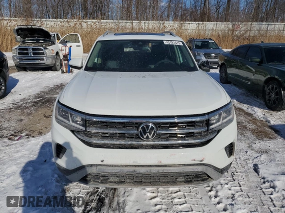 2022 Volkswagen Atlas SEL with VIN 1V2BR2CA2NC500888, listed as a Copart auction lot 42191415 with 63,868 mi miles and Clean title. Bid and sale history available at DreamBid. Image 5.
