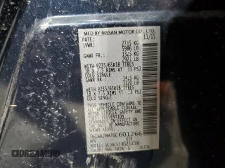 2016 Nissan Pathfinder Platinum with VIN 5N1AR2MM7GC601266, listed as a Copart auction lot 54527615 with 178,046 mi miles and Salvage Title. Bid and sale history available at carsss.com. Image 13.