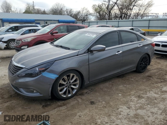 2013 Hyundai Sonata Limited with VIN 5NPEC4AC9DH577602, listed as a Copart auction lot 50443295 with 155,868 mi miles and Clean Title. Bid and sale history available at DreamBid. Image 1.