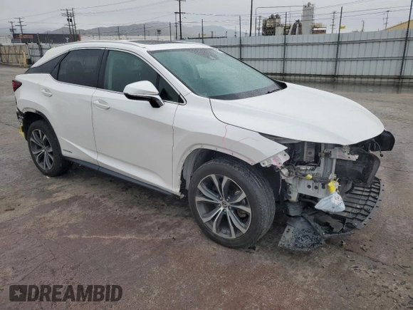 2020 Lexus RX with VIN 2T2HGMDA4LC053864, listed as a Copart auction lot 49172465 with 125,800 mi miles and Salvage Title. Bid and sale history available at carsss.com. Image 4.