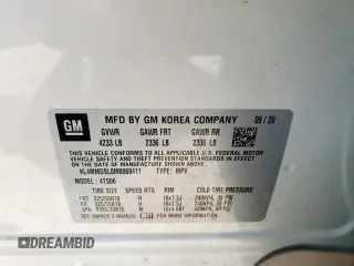 2021 Buick Encore GX Select with VIN KL4MMDSL0MB069411, listed as a Copart auction lot 62784845 with 51,807 mi miles and Salvage title. Bid and sale history available at DreamBid. Image 13.
