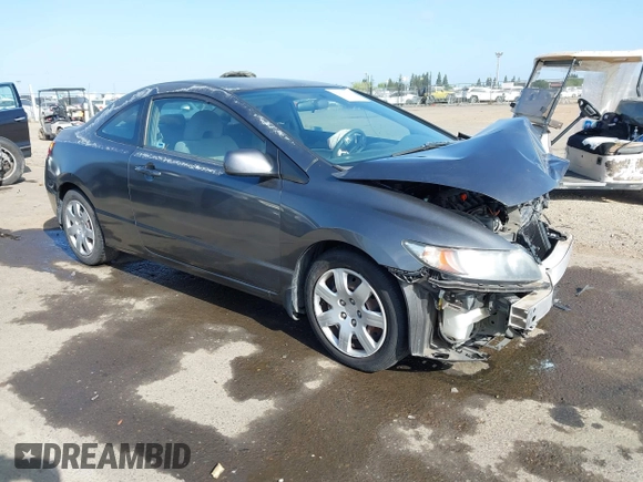 2009 Honda Civic Cpe LX with VIN 2HGFG12699H540664, listed as a IAAI auction lot 42100966 with Not Provided miles. Bid and sale history available at carsss.com. Image 1.