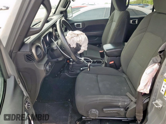 2018 Jeep Wrangler Unlimited Sport S with VIN 1C4HJXDG8JW227693, listed as a Copart auction lot 56694565 with 134,638 mi miles and Salvage title. Bid and sale history available at DreamBid. Image 7.