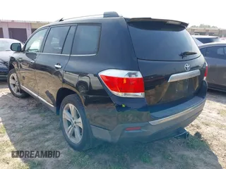 2012 Toyota Highlander Limited with VIN 5TDYK3EH7CS053065, listed as a IAAI auction lot 41929306 with 180,017 mi miles and . Bid and sale history available at DreamBid. Image 3.
