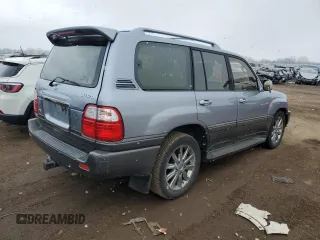 2001 Lexus LX 470 with VIN JTJHT00W513510307, listed as a Copart auction lot 52266935 with 259,552 mi miles and Clean Title. Bid and sale history available at DreamBid. Image 3.