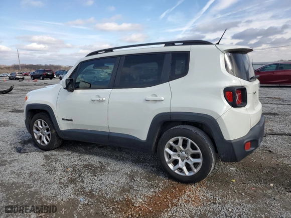 2017 Jeep Renegade Latitude with VIN ZACCJABB8HPE48961, listed as a Copart auction lot 44804795 with 108,651 mi miles and Salvage Title. Bid and sale history available at carsss.com. Image 2.