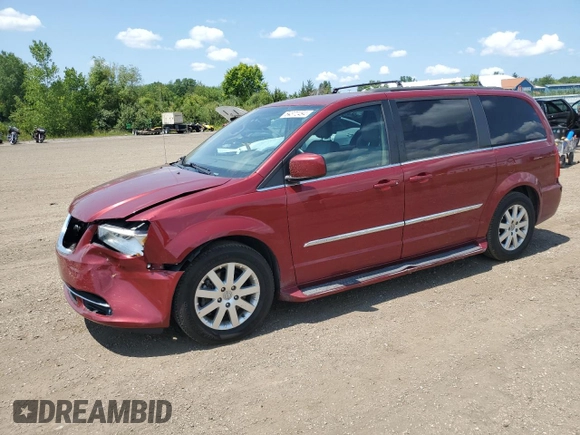 2016 Chrysler Town & Country Touring with VIN 2C4RC1BG9GR188046, listed as a Copart auction lot 64872494 with 84,645 mi miles and Salvage Title. Bid and sale history available at DreamBid. Image 1.