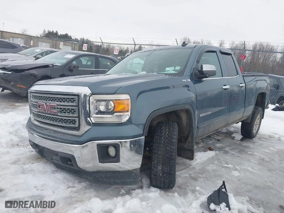 2014 GMC Sierra 1500 SLE with VIN 1GTV2UEH1EZ166326, listed as a IAAI auction lot 41555559 with 75,717 mi miles. Bid and sale history available at carsss.com. Image 2.