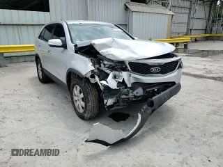 2013 Kia Sorento LX with VIN 5XYKT3A19DG396227, listed as a Copart auction lot 63595135 with 157,268 mi miles and Salvage title. Bid and sale history available at DreamBid. Image 13.