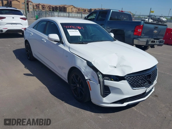 2021 Cadillac CT4 Luxury with VIN 1G6DA5RK1M0132841, listed as a IAAI auction lot 41996364 with 46,097 mi miles and . Bid and sale history available at DreamBid. Image 6.