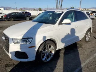 2016 Audi Q3 Premium Plus with VIN WA1BFCFS4GR013092, listed as a Copart auction lot 42006785 with 41,492 mi miles and Salvage Title. Bid and sale history available at carsss.com. Image 1.