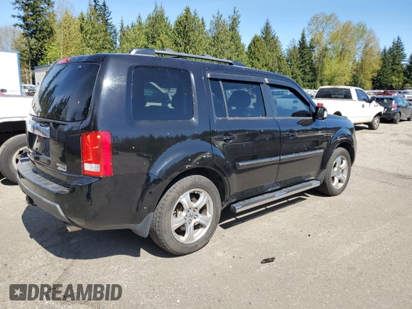 2011 Honda Pilot Touring with VIN 5FNYF4H92BB089912, listed as a Copart auction lot 52033125 with 159,080 mi miles and Salvage Title. Bid and sale history available at carsss.com. Image 3.