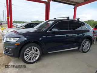 2018 Audi Q5 Premium Plus with VIN WA1BNAFY6J2121323, listed as a IAAI auction lot 42716479 with 114,173 mi miles and . Bid and sale history available at DreamBid. Image 14.